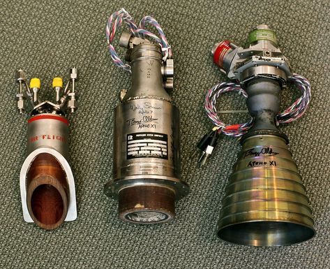 Apollo Rocket Engines: SE-6, SE-8 and R-4D | Three vintage b… | Flickr Apollo Rocket, Apollo Space Program, Rocket Engine, 23 December, Aerospace Engineering, Space Race, Combustion Chamber, Jet Engine, Space Program