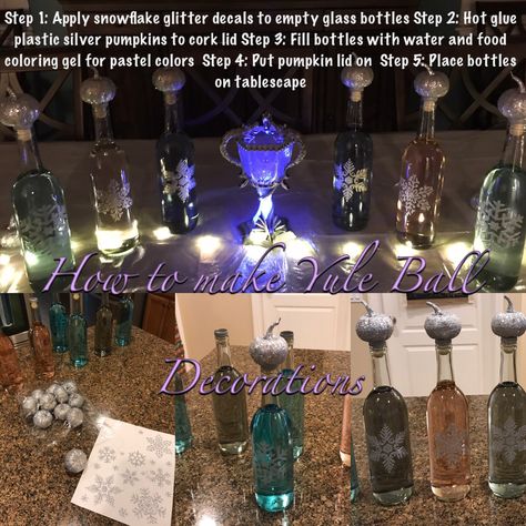 How to make simple Decorations for your Harry Potter Yule Ball Party Diy Yule Ball Decorations, Yule Ball Decor, Hogwarts Yule Ball Decorations, Yule Ball Party Decorations, Yule Ball Party Ideas, Yule Ball Birthday Party, Yule Ball Decorations, Yule Ball Themed Party, Yule Ball Wedding Theme