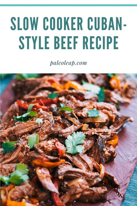 Cuban Beef Slow Cooker, Cuban Meat Recipes, Cuban Beef Recipes, Cuban Steak Recipes, International Slow Cooker Recipes, Pulled Beef Recipes, Chipotle Beef Recipe, Carne Asada Slow Cooker, Cuban Meals