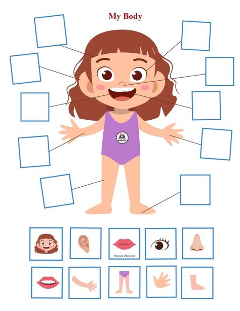 Body Parts Preschool Activities, Body Parts For Kids, Body Preschool, Body Parts Preschool, Senses Activities, Kids Worksheets Preschool, Free Preschool Worksheets, Kindergarden Activities, Preschool Activities Toddler