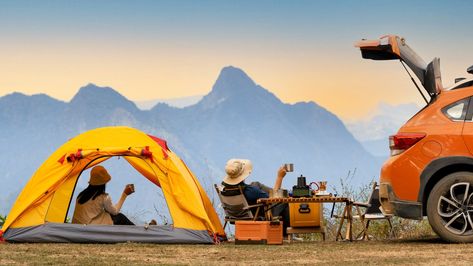 The Modern Guide to Camping - Outside Online Modern Camping, Car Camping Gear, Wichita Mountains, Adventure Car, Camping Must Haves, Camping Photography, Travel Trends, Camping Spots, Vintage Camping