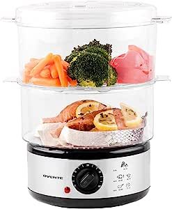 Electric Food Steamer, Steam Cooker, Electric Steamer, Stackable Baskets, Food Steamers, Seafood Rice, Vegetable Steamer, Food Steamer, Steamer Recipes