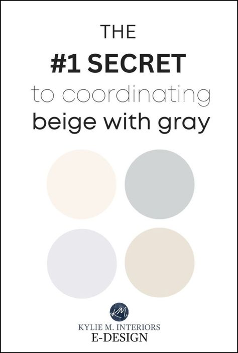 Gray And Beige Dining Room, Grey And Taupe Kitchen, Cream Paint With Gray Undertones, Gray And Taupe Kitchen, Taupe And Gray Kitchen, Decorating With Greige Walls, Tan And Gray Kitchen, Grey Kitchen Beige Walls, Mixing Beige And Grey Decor