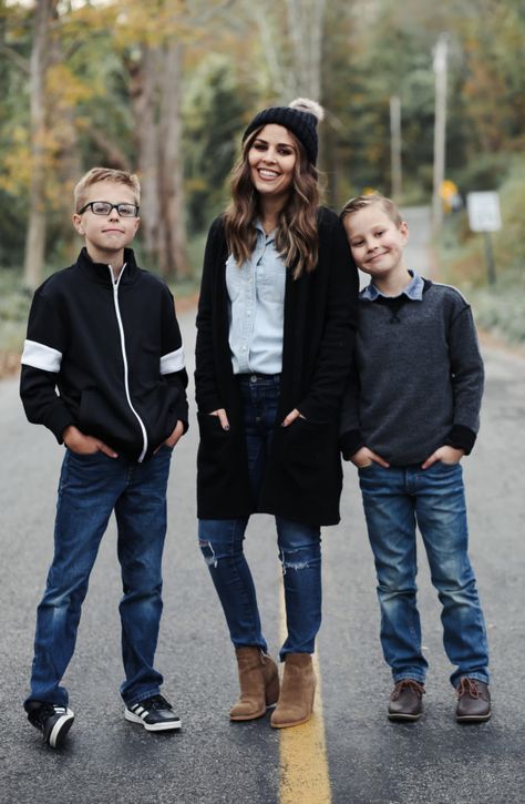 perks of being a boy mom. - dress cori lynn Sibling Poses, Boy Mom Pictures, Mother Son Poses, Mom Photo Shoots, Mom And Son Outfits, Son Photo Ideas, Moms Photography, Winter Family Photos, Fall Family Portraits