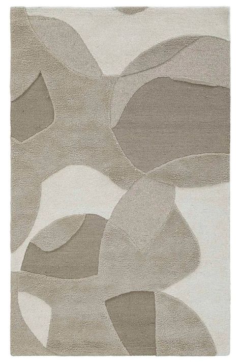 Rectangle Abstract Hand Tufted Wool Area Rug in Natural | AllModern Carpet Texture Pattern, Modern Rugs Texture, Modern Carpets Design, Scandinavian Wall Decor, Texture Carpet, Carpet Texture, Wool Textures, Abstract Hand, Rug Texture