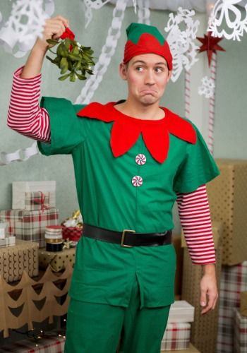 Adult Elf Costume#Adult, #Elf, #Costume Adult Halloween Party Decorations, Elf Suit, Christmas Elf Costume, Candy Pants, Dollar Store Halloween, Adult Halloween Party, Elf Clothes, Elf Costume, Holiday Costumes