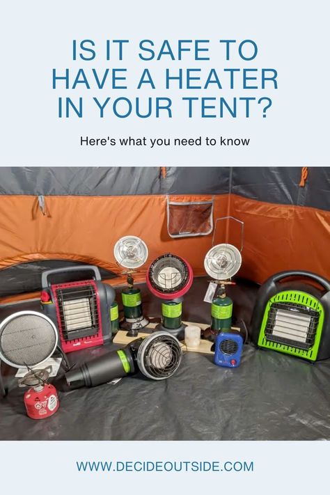 Stay warm and safe on your next camping trip with our guide to heaters in tents. Learn the best practices for using heaters and the dangers to avoid. Don't risk your safety in the great outdoors. Click now and read our guide to heaters in tents. Portable Propane Heater, Camping Heater, Tent Heater, Small Heater, Small Tent, Camping Safety, Radiant Heaters, Propane Heater, Portable Tent