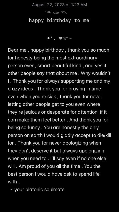 Birthday Note For Myself, Birthday Messages To Myself, Happy Birthday To Myself Captions, Thankful Birthday Message For Myself, Letter To Myself On My Birthday, Birthday Write Up For Myself, Worst Birthday Ever Quotes, Birthday For Myself, Birthday Message For Myself