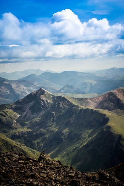 View on way up Ben Nevis #travel #tourism #greatbritain #vacation #britain #holidaylettings #britishvacationrentals #discoverbvr #visitbritain Scotland Forever, Ben Nevis, Fort William, Scotland Highlands, Chateau France, Have Inspiration, Scottish Landscape, Scotland Travel, British Isles