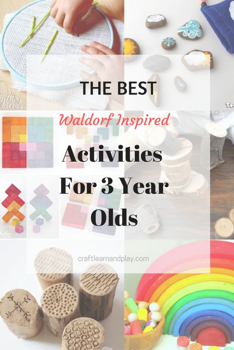 8 The Best Waldorf Inspired Activities And Crafts For 3 Year Olds Toddler Learning Activities, Montessori, Crafts For Two Year Olds, Waldorf Preschool, Arts And Crafts For Teens, Waldorf Crafts, Arts And Crafts House, Art And Craft Videos, Learn Crafts