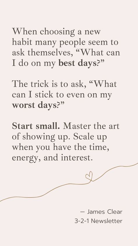 James Clear Quotes, Habit Stacking, James Clear, Meditation For Beginners, Goal Quotes, Gentle Parenting, What Can I Do, Healthy Mind, Life Organization