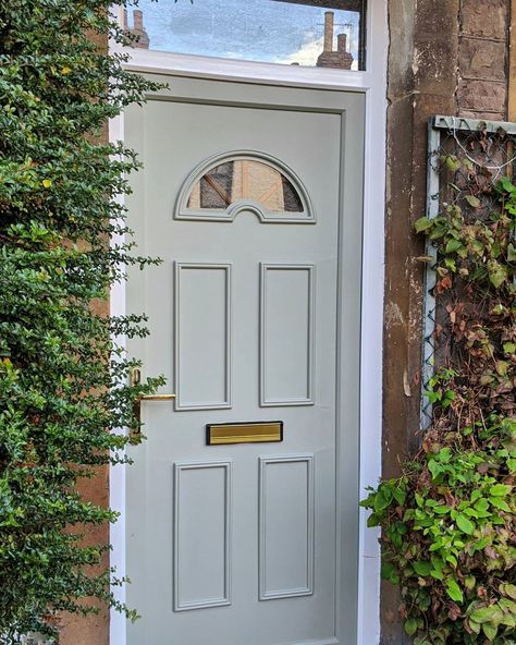 Upvc Front Door Makeover, Upvc Door Makeover, Painted Upvc Front Door, Painted Upvc Door, Upvc Front Door, Upvc Door, Swedish Cottage, Kerb Appeal, Front Door Makeover