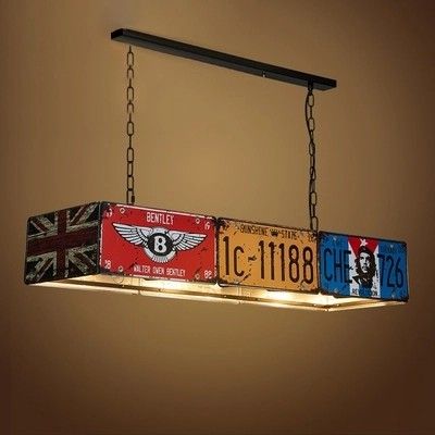 Industrial Pool Table, Pool Table Lighting Ideas, Rustic Pool Table Lights, Pool Hall Ideas, Industrial Pool, License Plate Crafts, Dream Basement, Pool Halls, Table Lighting