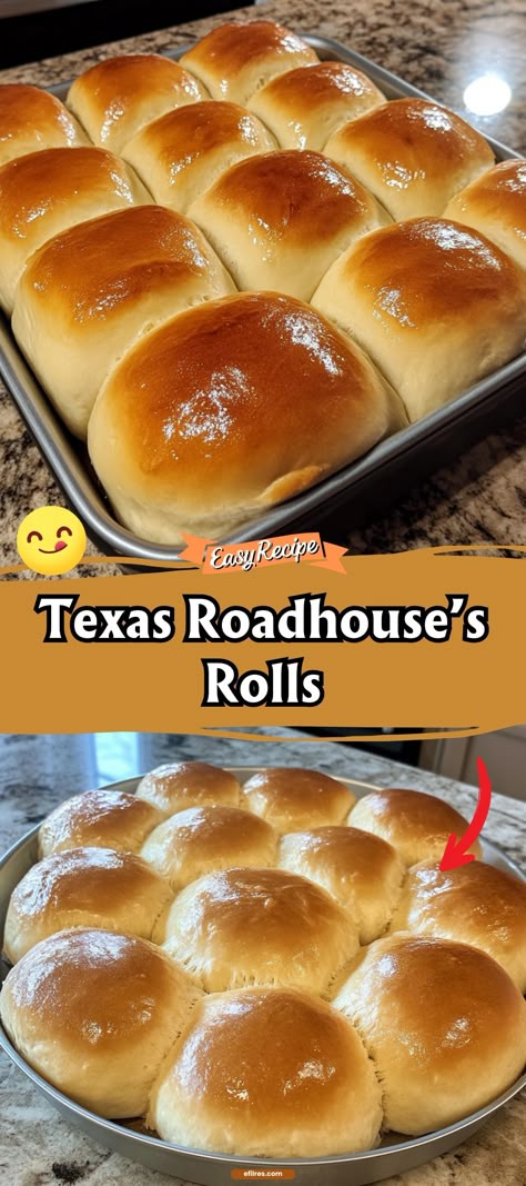 Texas Roadhouse’s Rolls Texas Roadhouse Grilled Chicken Salad Restaurant Copycat Recipes, Texas Roadhouse Gravy, Texas Bread Recipe, Texas Roadhouse Shrimp Recipe, Texas Road House Steak, Texas Roadhouse Copycat Recipes, Texas Roadhouse Prime Rib, Texas Roadhouse Smothered Chicken, Road House Rolls