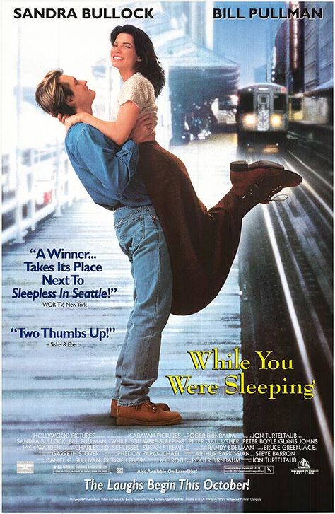 While You were Sleeping (1995) Sandra Bullock Movies, Chick Flick Movies, Best Christmas Movies, Movies Worth Watching, Image Film, Romantic Films, I Love Cinema, See Movie, While You Were Sleeping