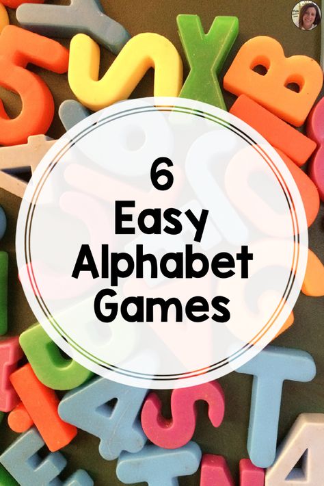 Quick and easy alphabet games you can incorporate into your daily routine! Great way to practice letter recognition, beginning sounds, and letter matching using Alphabet Posters. Fun Letter Games Kindergarten, Diy Letter Recognition Games, Games With Alphabet Letters, Alphabet Review Activities Kindergarten, Multisensory Alphabet Activities, Alphabet Recognition Games, Alphabet Movement Cards Free, Whole Group Letter Recognition Games, Letter A Games For Preschool