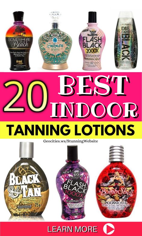 Top 20 Best Tanning Lotions for Indoor Use - My Stunning Website Tanning Bed Lotion Best, Best Indoor Tanning Lotion, Tanning Bed Tips, Designer Skin Tanning Lotion, Tanning Schedule, Dark Tanning Lotion, Indoor Tanning Lotion, Tanning Bed Lotion, Best Tanning Lotion