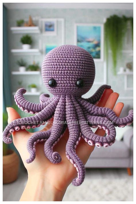 Amigurumi Octopus Crochet Free Pattern Free Crochet Octopus, Free Crochet Pattern Octopus, Free Crochet Pattern For Octopus, Crochet Pattern Octopus, Crochet Amigurumi Octopus, Crocheted Octopus, Free Crochet Octopus Pattern, Crochet Octopus Free Pattern Amigurumi, Crochet Baby Octopus Pattern Free