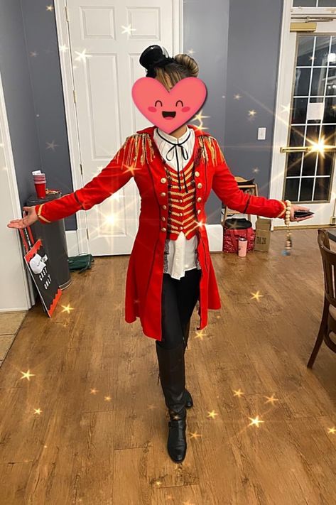 Ringmaster Coat Costume Ring Leader Outfit, Ring Master Outfit, Ringmaster Clown, Jester Core, Ringmaster Outfit, Ring Master Costume, Ringleader Costume, Ring Leader Costume, Circus Ringmaster Costume