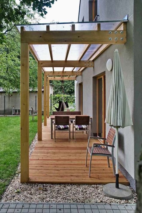 Pretty Backyard, Backyard Patio Ideas, Design Per Patio, Pergola Decorations, Outdoor Covered Patio, Budget Patio, Small Porches, Patio Awning, Pergola Patio