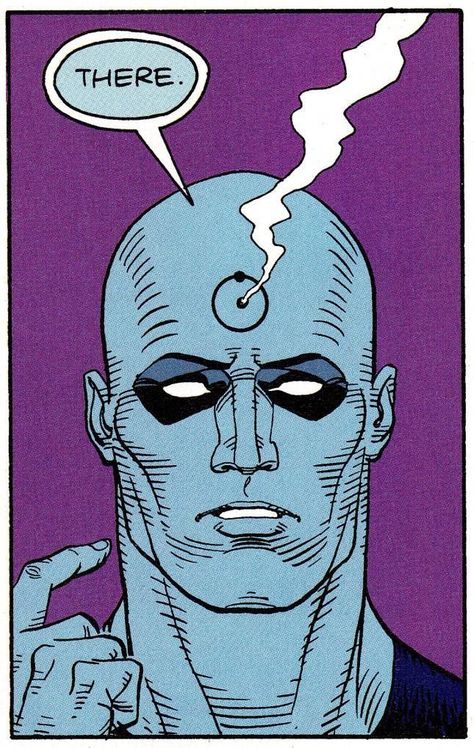 Dr Manhattan, Arte Dc Comics, Comic Manga, Bd Comics, Retro Comic, Comic Collection, Comic Sans, Comic Panels, Hippie Art