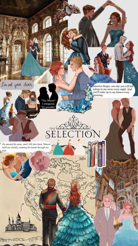 Selection 
Maxon and America The Selection Series Books, The Selection Book, Maxon Schreave, Book Reading Journal, Selection Series, Kiera Cass, Book Boyfriends, Fantasy Romance, Pretty Wallpapers Backgrounds