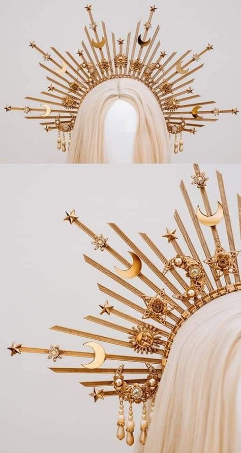 Diy Crowns And Tiaras, Diy Head Dress, Ziptie Crown, Carbickova Crowns, Head Dress Diy, Ocean Crown, Diy Headpiece, Headdress Diy, Diy Crowns