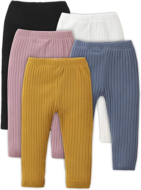 Amazon.com: U·nikaka Unisex Baby 0-48 Months 5-Pack Pants in Grey White Black Orange and Pink: Clothing, Shoes & Jewelry Pink Clothing, Toddler Pants, Baby Boy Clothes Newborn, Fall Pants, Legging Outfits, Stylish Pants, Baby Leggings, Orange And Pink