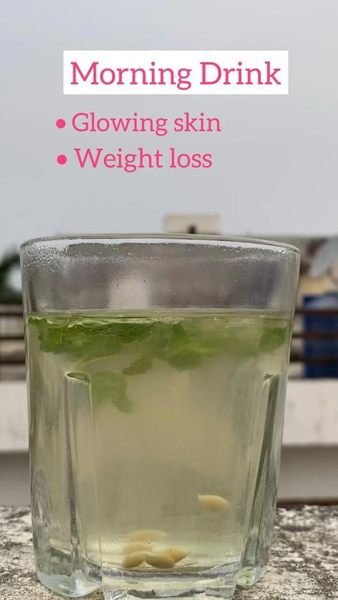 Healthy Morning Drinks, Wait Loss, Foods For Healthy Skin, Refreshing Drinks Recipes, Morning Drinks, Quick Recipes Snacks, Healthy Juice Recipes, Healthy Drinks Recipes, Fat Burner Drinks