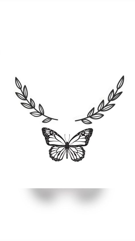 Delicate Butterfly Tattoo, Sewing Tattoos, Butterfly Tattoo Design, Black And White Tattoo, Beginner Tattoos, Small Quote Tattoos, Minimalist Black And White, Delicate Butterfly, Tatuaje A Color