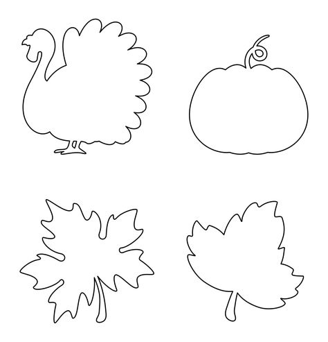 Fall Leaf Template Free Printable Clip Art, Thanksgiving Stencils Free Printables, Thanksgiving Cutouts Printable, Turkey Stencil Free Printable, Turkey Images Free Printable, Turkey Cutout Template, Thanksgiving Decorations Printable Free, Thanksgiving Templates Free Printable, Fall Leaves Template Free Printable