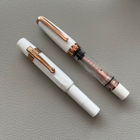 Kaweco Sport and TWSBI Diamond Mini II RG Pen Obsession, Fountain Pens Writing, Kaweco Sport, Fountain Pens Calligraphy, Rose Gold Theme, Pens Writing, Pen Calligraphy, Brush Pen Calligraphy, Pen Collection