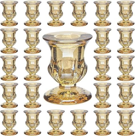 Amazon.com: BEIUTAO Candle Holder, 24Pcs Taper Candle Holders Bulk, Glass Candle Holder for Christmas Shabbat, Portavelas de Cristal for Candle Sticks Holder Decor, Gold Candlesticks for Wedding, Party, Festival : Home & Kitchen Candle Stick Holders Decor, Gold Taper Candle Holders, Gold Votive Candle Holders, Mom Decor, Gold Candlesticks, Gold Votive Candles, Candlestick Centerpiece, Glass Tealight Candle Holders, Small Candle Holders