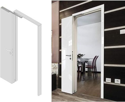 Amazon.com: 180 Degree Bifolding Door Hardware Full Access Swing Folding Door Fittings Space Saving (Right) : Everything Else Folding Door Hardware, Space Saving Doors, Folding Door, Door Fittings, Door Kits, Folding Doors, Brass Door, Bifold Doors, Door Hardware