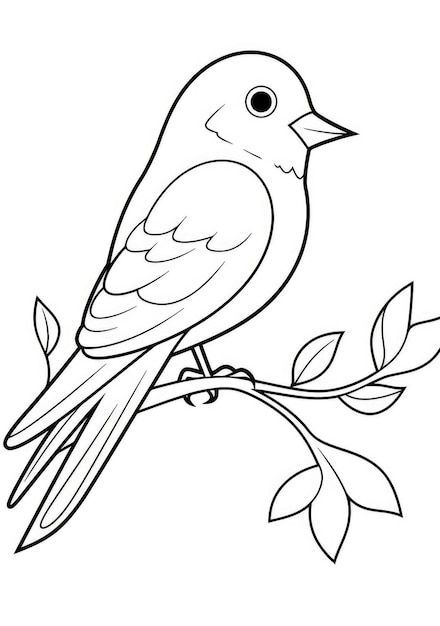 Birds Outline Drawing, Bird Pencil Drawing Sketches, Birds Outline, Simple Bird Drawing, Bird Coloring Page, Poppy Flower Drawing, Bird Pencil Drawing, Outline Pictures, Bird Outline