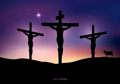 Jesus Crucifixion, Mount Calvary, Soldier Silhouette, Where Is The Love, Crucifixion Of Jesus, Pictures Of Jesus Christ, The Cross Of Christ, Holy Week, Landscape Illustration