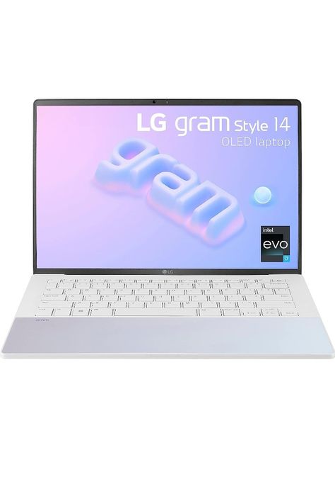 LG gram Style 14” OLED Laptop, Intel 13th Gen Core i7 Evo Platform, Windows 11 Home, 32GB RAM, 1TB SSD, Dynamic White Lg Laptop, Core I7, Windows 11, Lei, Ram, Laptop, Education, White, Quick Saves