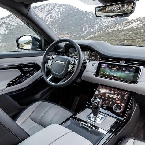 Range Rover Evoque Interior, Range Rover Evoque Convertible, New Range Rover Evoque, Dream Cars Range Rovers, Luxury Cars Range Rover, Luxury Car Interior, Lux Cars, Best Luxury Cars, Range Rover Evoque