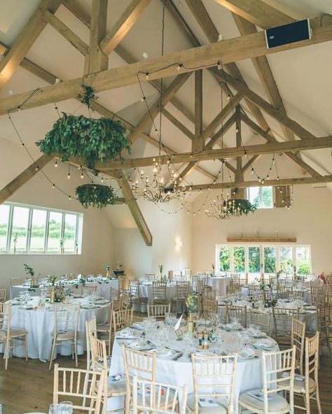 Hyde Barn looking utterly sensational, adorned with foliage chandeliers & festoon lighting for J&M's Wedding Day 💚 Styled oh so beautifully by @weddingcreationsuk & @daisysaysido. 🌷by @forgetmenots4364. 📸 by @cotswoldpictures. Festoon Lights Wedding, Cotswolds Wedding, Festoon Lighting, Wedding Breakfast, Summer Inspiration, Wedding Lights, Getting Married, Wedding Flowers, Wedding Venues