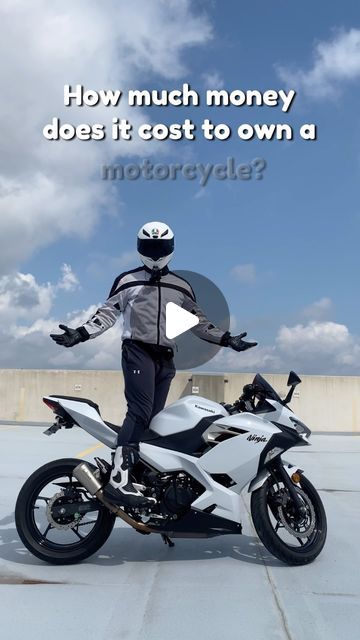 Ninja Nick on Instagram: "How Much Money Does It Cost To Own A Motorcycle? #ninja400 #motorcycle #sportbike #bike #biketok #beginner #fyp" Ninja 650 Kawasaki, Beginner Motorcycle, Ninja 500, Ninja Motorcycle, Motorcycle Kawasaki, Ninja Bike, Kawasaki Ninja 400, Ninja 400, Best Starters