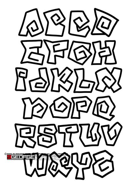 Free Graffiti Fonts, Alphabet Graffiti, Typographie Logo, Graffiti Lettering Alphabet, Graffiti Art Letters, Lettering Styles Alphabet, Graffiti Text, Comic Font, Graffiti Words