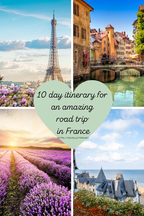 Initerary start in Paris, going eastbound and ends in Normandy. In this post you will find map, hotels in places and number of hours between every stop. 10 days, attractions, and 6 places to stay #travel #roadtrip #france #europe #europetravel #franceroadtrip 10 Day France Itinerary, Paris Road Trip, Paris Road, Paris Visit, 10 Day Itinerary, Road Trip France, Travel Nepal, France Itinerary, Paris France Travel