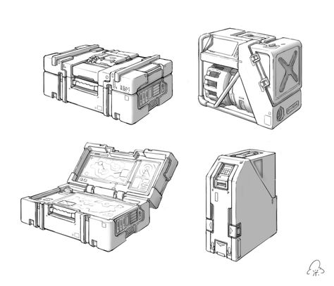 ArtStation - box, Hua YeCai Scifi Environment, Props Design, Sci Fi Props, Spaceship Interior, Hard Surface Modeling, Props Concept, Sci Fi Design, Sci Fi Environment, Sci Fi Models