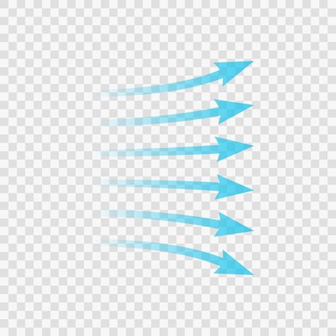 Vector air flow blue arrow showing direc... | Premium Vector #Freepik #vector #cool-air #air-flow #cold-air #breeze Direction Arrow, Arrow Show, Blue Arrow, Wind Movement, Wind Direction, Air Air, Flow Blue, Cold Air, Vector Photo