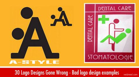 bad logos | 30 Logo Designs Gone Wrong - Bad Logo Design examples for your ... Bad Logo Design, Bad Graphic Design, Bad Logos, Logo Design Examples, Funny Logo, Logo Design Inspiration Branding, Inspiration Logo, Design Fails, Portfolio Web Design