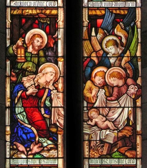 A Christmas Sacrament Meeting – The Exponent Lds Christmas, Window Stained, Stained Glass Church, Raise The Dead, Angel Gabriel, Christmas Program, Anglican Church, Church Windows, A Child Is Born