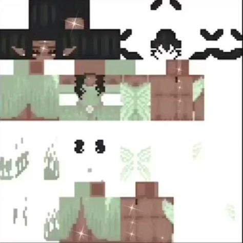 Minecraft Skins Bunny, Minecraft Skins Black, Minecraft Skins Kawaii, Minecraft Skins Female, Minecraft Outfits, Minecraft Character Skins, Skin Mine, Minecraft Skins Aesthetic, Minecraft Girl Skins