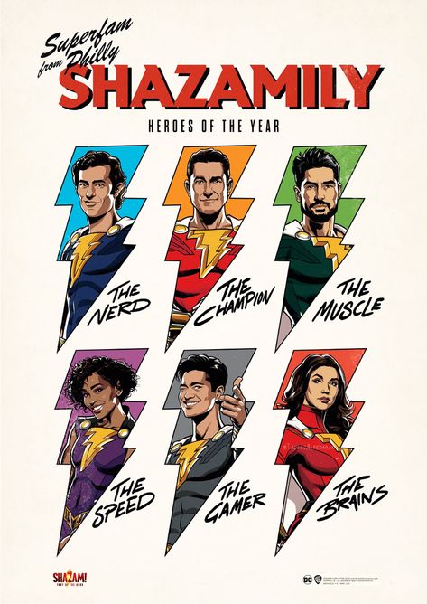 Shazam Comic, Uchiha Sharingan, Marvel Family, Arrival Poster, Captain Marvel Shazam, Sports Advertising, Superhero Movie, Movie Nerd, Superhero Room