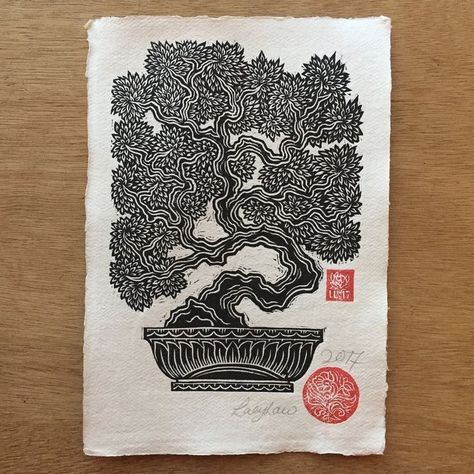 Chinese Woodcut Prints, Japanese Block Printing, Lino Print Artists, Illusion Tattoo, Block Print Ideas, Woodcut Printmaking, Wood Print Art, Linocut Artists, Woodcut Printing