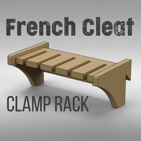 French Cleat Tool Holders, French Cleat Tool Storage, French Cleat Ideas, French Cleat Wall, Cleat Storage, French Cleat Storage, Cleat Wall, Clamp Rack, Work Shop Ideas